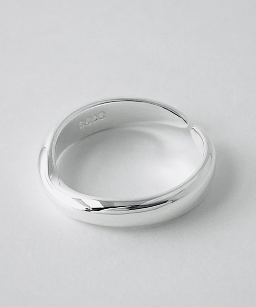 NOEL(ノエル)の「Slight Wave Ring #064 フリーサイズリング(リング・レディース・シルバー・FREE)」の2枚目の写真
