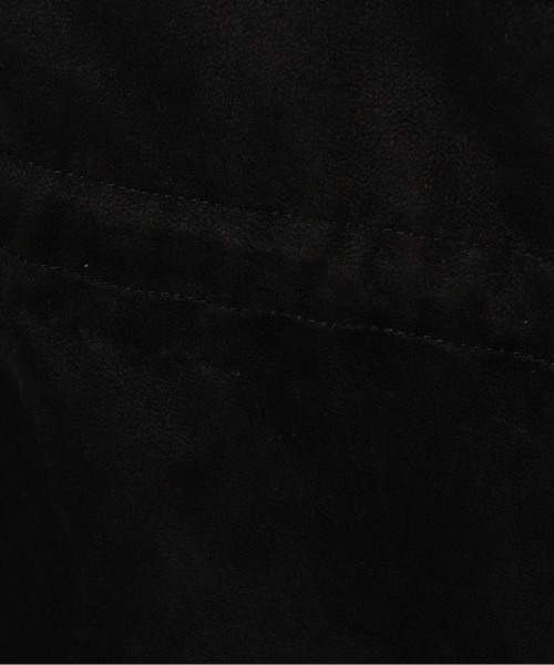 HELIOPOLE(エリオポール)の「SYNTHETIC SUEDE SHIRT / シンセティック スエード シャツ(シャツ/ブラウス・レディース・ブラック/キャメル・38)」の8枚目の写真