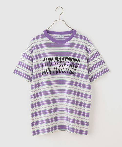 Carne Bollente(カルネボレンテ)の「Carne Bollente / カルネボレンテ Cum Together(Tシャツ/カットソー・レディース・パープル/ピンク・X-LARGE/SMALL/X-SMALL/LARGE/MEDIUM)」の1枚目の写真
