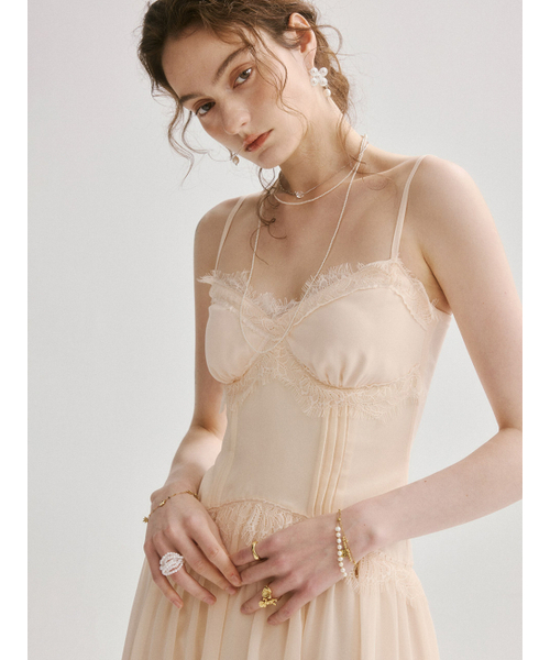 SINCETHEN（シンスゼン）の「ルナレースエッジロングワンピース（ワンピース・レディース・その他・MEDIUM/LARGE/SMALL）」の5枚目の写真