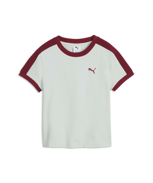 PUMA(プーマ)の「PUMA プーマ ウィメンズ T7 スリム 半袖 Tシャツ(Tシャツ/カットソー・レディース・ミント・X-LARGE/MEDIUM/SMALL/LARGE)」の4枚目の写真