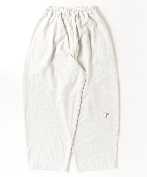my beautiful landlet(マイビューティフルランドレット)の「【beautiful landlet】 DAMAGE SWEAT WIDE PANTS - embroidery(スウェットパンツ・メンズ・ブラウン/オートミール/イエロー/ブラック・2/1/0)」の13枚目の写真