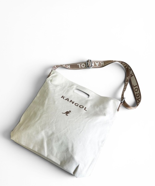 CHELSEA New York(チェルシーニューヨーク)の「KANGOL Jacquard LOGO SHOULDER(ショルダーバッグ・レディース・ブラウン/オフホワイト/ブラック・FREE)」の3枚目の写真