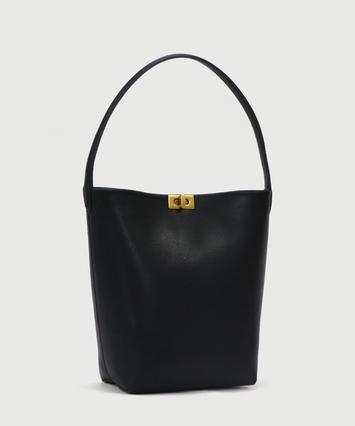 LA MARGE(ラマージ)の「【LA MARGE】【 500mlペットボトル収納可 】 ワンハンドルバッグ / スプリット レザー レディース バッグ ショルダーバッグ(トートバッグ・レディース・ブラック/ブラウン/ブラウン系その他/アイボリー・FREE)」の17枚目の写真