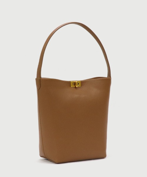 LA MARGE(ラマージ)の「【LA MARGE】【 500mlペットボトル収納可 】 ワンハンドルバッグ / スプリット レザー レディース バッグ ショルダーバッグ(トートバッグ・レディース・ブラック/ブラウン/ブラウン系その他/アイボリー・FREE)」の16枚目の写真