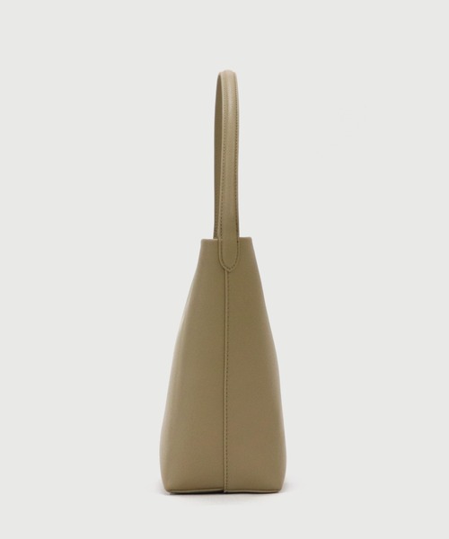 LA MARGE(ラマージ)の「【LA MARGE】【 500mlペットボトル収納可 】 ワンハンドルバッグ / スプリット レザー レディース バッグ ショルダーバッグ(トートバッグ・レディース・ブラック/ブラウン/ブラウン系その他/アイボリー・FREE)」の18枚目の写真