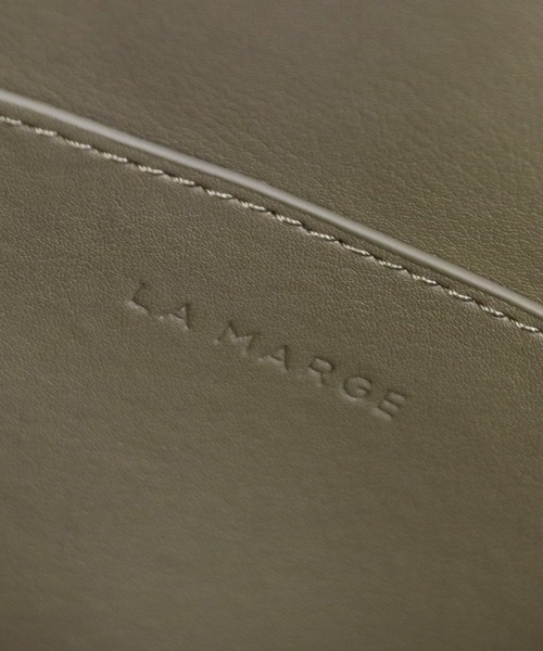 LA MARGE(ラマージ)の「【LA MARGE】【 500mlペットボトル収納可 】 ワンハンドルバッグ / スプリット レザー レディース バッグ ショルダーバッグ(トートバッグ・レディース・ブラック/ブラウン/ブラウン系その他/アイボリー・FREE)」の13枚目の写真