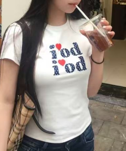 Achic(アシック)の「ドット柄ロゴプリントTシャツ(Tシャツ/カットソー・レディース・ホワイト/ホワイト系その他・M)」の15枚目の写真