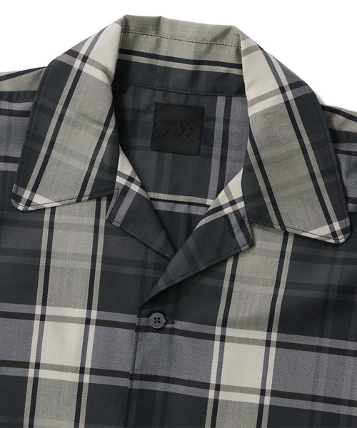 DAIWA PIER39（ダイワピア39）の「DAIWA PIER39  TECH SPORTS OPEN COLLAR SHIRT L/S BIG TARTAN　ダイワ ピア39  シャツ（シャツ/ブラウス・メンズ・ブラック/ネイビー・M/S/L）」の14枚目の写真