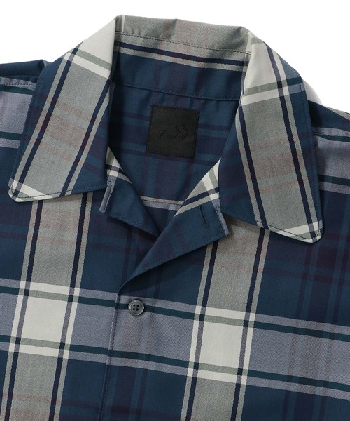 DAIWA PIER39（ダイワピア39）の「DAIWA PIER39  TECH SPORTS OPEN COLLAR SHIRT L/S BIG TARTAN　ダイワ ピア39  シャツ（シャツ/ブラウス・メンズ・ブラック/ネイビー・M/S/L）」の7枚目の写真