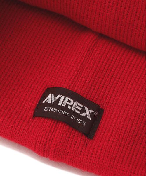 AVIREX(アヴィレックス)の「VARSITY KNIT WATCH / バーシティー ニットワッチ / AVIREX / アヴィレックス(ニットキャップ/ビーニー・メンズ・レッド/ブルー/ホワイト/ブラック・FREE)」の10枚目の写真