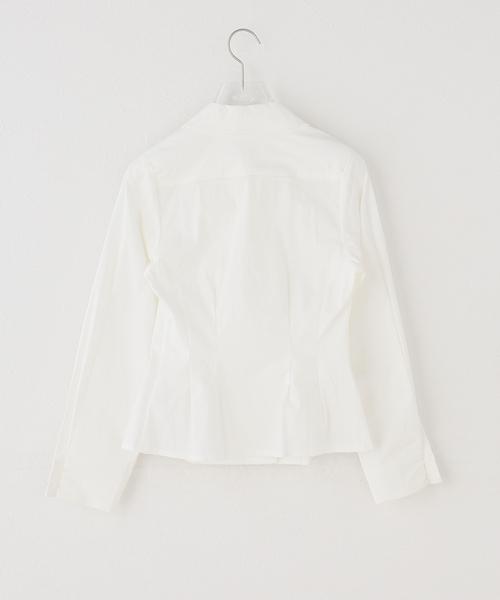 peachy den(ピーチーデン)の「peachy den / ピーチーデン MISSY LONG SLEEVE BLOUSE(シャツ/ブラウス・レディース・ホワイト・SMALL)」の2枚目の写真