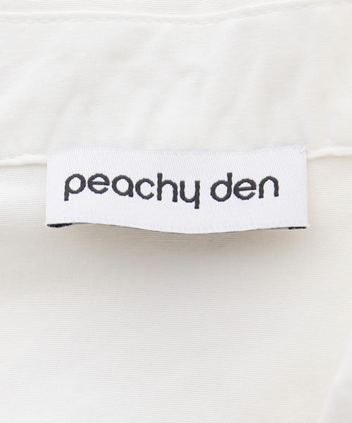 peachy den(ピーチーデン)の「peachy den / ピーチーデン MISSY LONG SLEEVE BLOUSE(シャツ/ブラウス・レディース・ホワイト・SMALL)」の5枚目の写真