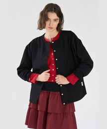 To b. by agnes b.× green label relaxing コットン ビッグカーディガン