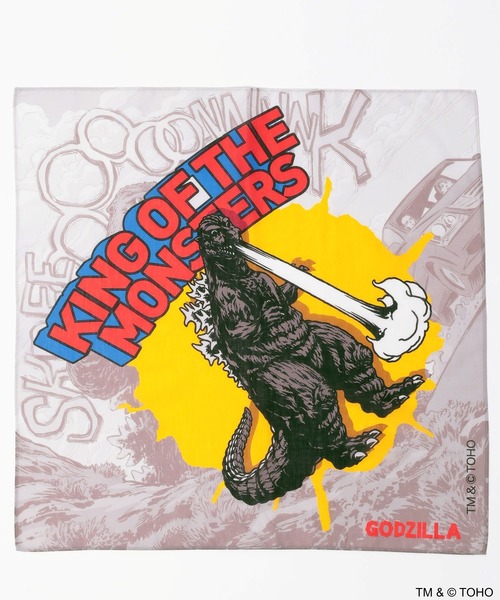 GODZILLA(ゴジラ)】コラボプリントバンダナ（バンダナ/スカーフ