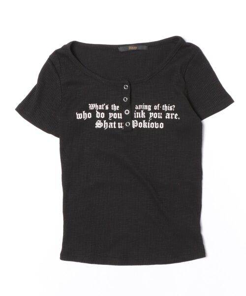 Ritzy(リッツィー)の「レタリングプリント コンパクトTシャツ(Tシャツ/カットソー・レディース・ホワイト/ライトブルー/オレンジ/ピンク/ブルー/ブラック・XL/S/M/L)」の20枚目の写真