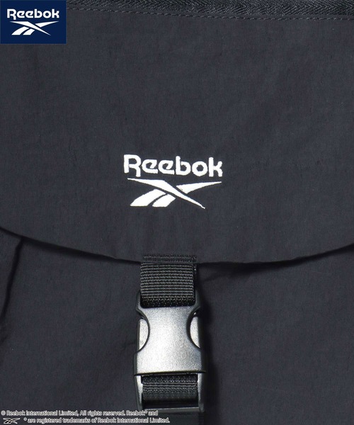 Reebok（リーボック）の「Reebok/リーボック ナイロン ロゴ ワンポイント刺繍 2Way ドローコード トートバッグ/ショルダーバッグ/レディース メンズ（ショルダーバッグ・レディース・ブラック・FREE）」の13枚目の写真