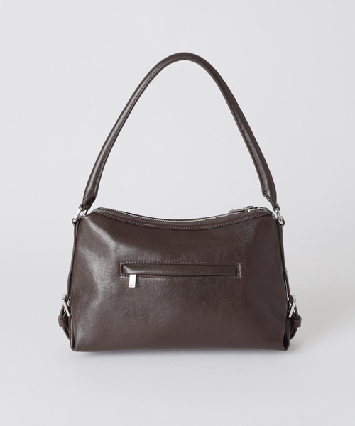 U by SPICK&SPAN（ユーバイスピックアンドスパン）の「STAND OIL/スタンドオイル Mushy Bag Mini（ハンドバッグ・レディース・ブラウン・FREE）」の6枚目の写真