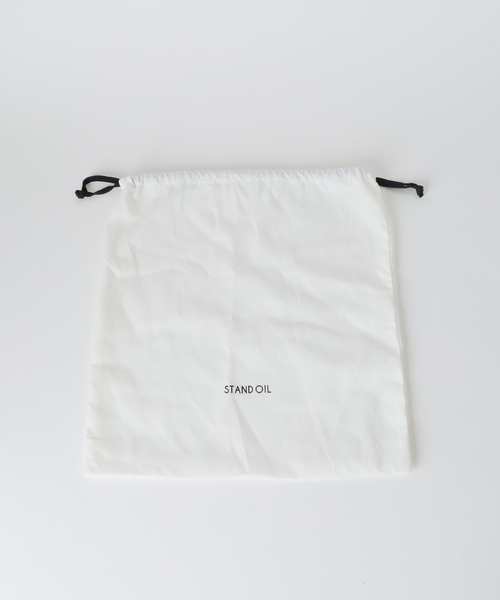 U by SPICK&SPAN（ユーバイスピックアンドスパン）の「STAND OIL/スタンドオイル Mushy Bag Mini（ハンドバッグ・レディース・ブラウン・FREE）」の9枚目の写真