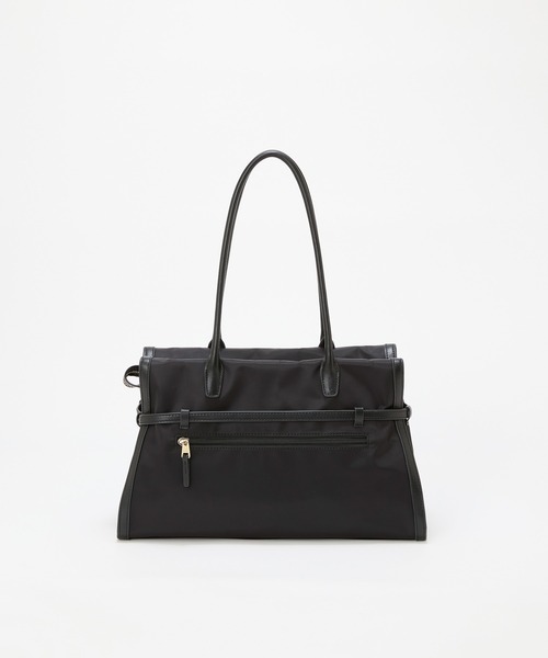 Breath TOPKAPI(ブレストプカピ)の「【Breath TOPKAPI】STRIA ストリア ナローベルト ナイロン トートバッグ L / 撥水 / A4(トートバッグ・レディース・ブラック/グレイッシュベージュ・FREE)」の8枚目の写真