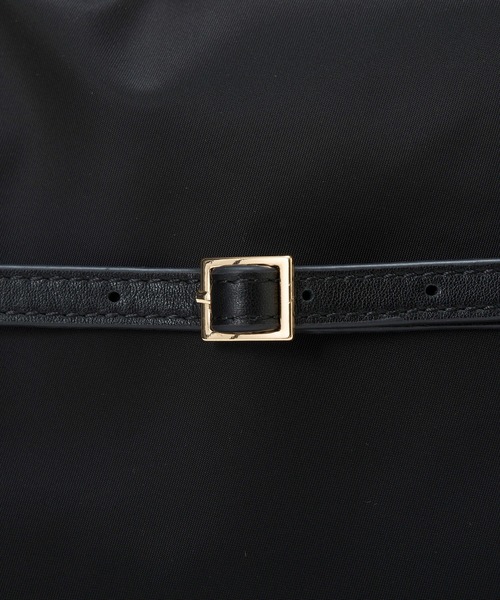 Breath TOPKAPI(ブレストプカピ)の「【Breath TOPKAPI】STRIA ストリア ナローベルト ナイロン トートバッグ L / 撥水 / A4(トートバッグ・レディース・ブラック/グレイッシュベージュ・FREE)」の12枚目の写真