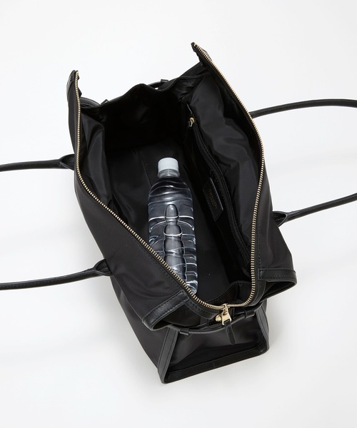 Breath TOPKAPI(ブレストプカピ)の「【Breath TOPKAPI】STRIA ストリア ナローベルト ナイロン トートバッグ L / 撥水 / A4(トートバッグ・レディース・ブラック/グレイッシュベージュ・FREE)」の17枚目の写真