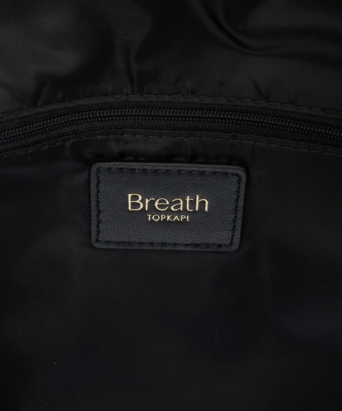 Breath TOPKAPI(ブレストプカピ)の「【Breath TOPKAPI】STRIA ストリア ナローベルト ナイロン トートバッグ L / 撥水 / A4(トートバッグ・レディース・ブラック/グレイッシュベージュ・FREE)」の21枚目の写真