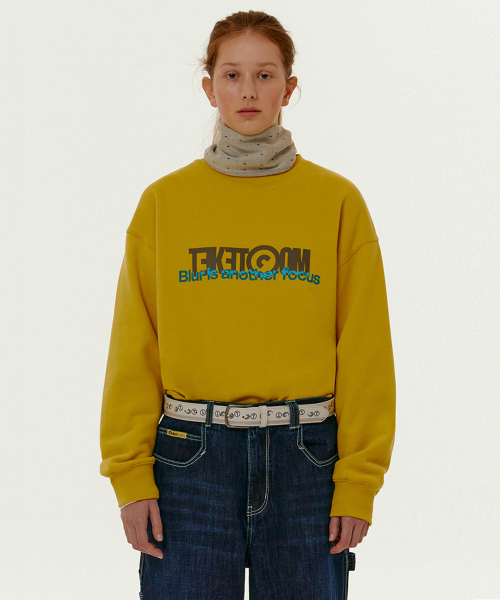 TEKET（テケット）の「Overlapping Sweatshirt Yellow（スウェット・メンズ・その他・LARGE/SMALL/MEDIUM）」の2枚目の写真
