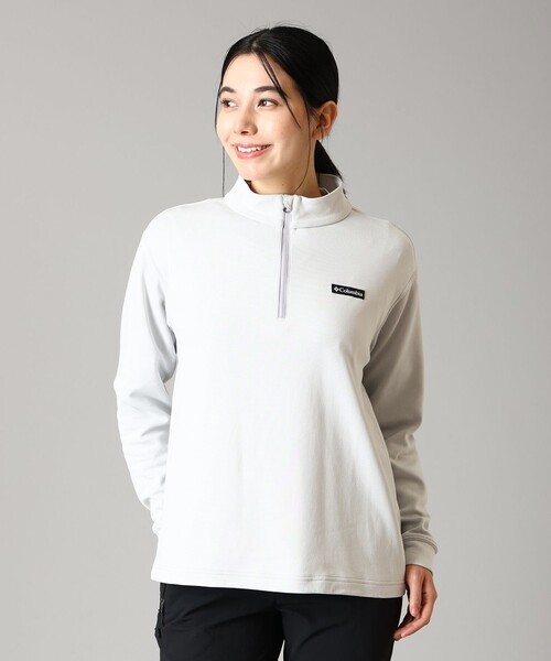 Columbia(コロンビア)の「Columbia/ ウィメンズネイチャーバウンドロングスリーブハーフジップ /コロンビア(スウェット・レディース・ブラック/グレー/ブラウン・L/XL/S/M)」の1枚目の写真
