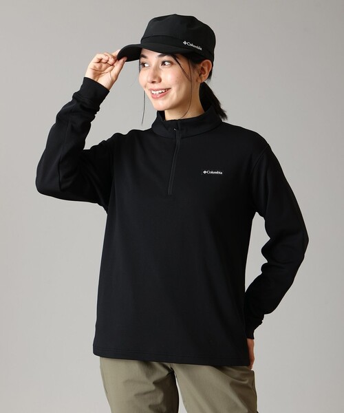Columbia(コロンビア)の「Columbia/ ウィメンズネイチャーバウンドロングスリーブハーフジップ /コロンビア(スウェット・レディース・ブラック/グレー/ブラウン・L/XL/S/M)」の2枚目の写真