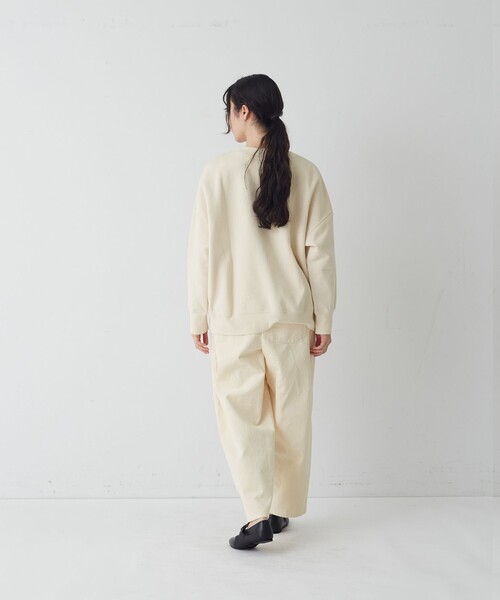 conges payes ADIEU TRISTESSE(コンジェ ペイエ アデュートリステス)の「《ナガノチサトさんコラボ》裏毛プルオーバー(スウェット・レディース・グレー系その他/ベージュ系その他/ベージュ・FREE)」の7枚目の写真