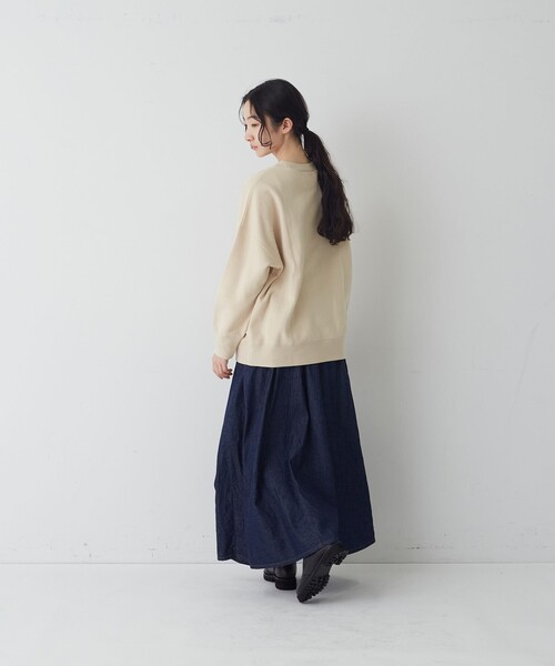 conges payes ADIEU TRISTESSE(コンジェ ペイエ アデュートリステス)の「《ナガノチサトさんコラボ》裏毛プルオーバー(スウェット・レディース・グレー系その他/ベージュ系その他/ベージュ・FREE)」の11枚目の写真