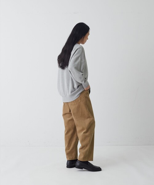 conges payes ADIEU TRISTESSE(コンジェ ペイエ アデュートリステス)の「《ナガノチサトさんコラボ》裏毛プルオーバー(スウェット・レディース・グレー系その他/ベージュ系その他/ベージュ・FREE)」の15枚目の写真