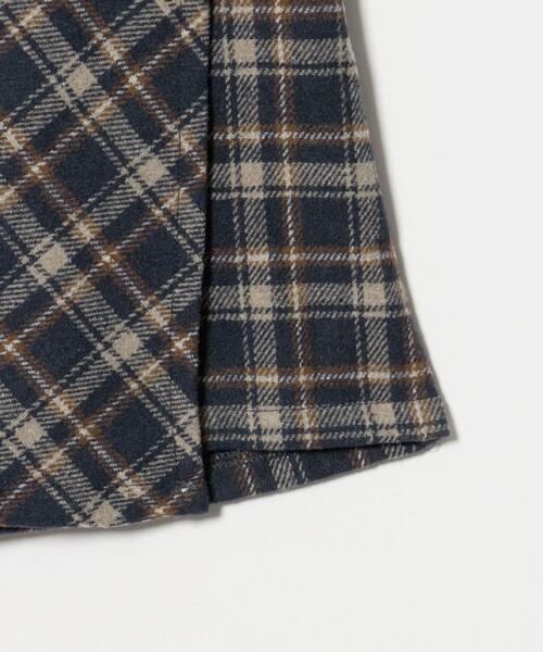 green label relaxing(グリーンレーベルリラクシング)の「キモウ チェック キュロット スカート / キッズ 100cm-160cm(スカート・キッズ・ネイビー・110cm/150cm/100cm/160cm/140cm/130cm/120cm)」の10枚目の写真