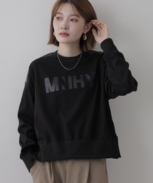 A.N.L フェイクレザーロゴトップス 長袖
