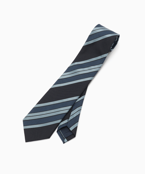 EDIFICE（エディフィス）の「Holliday & Brown(ホリデー & ブラウン） Regimental Stripe Tie（ネクタイ・メンズ・ネイビー・FREE）」の2枚目の写真