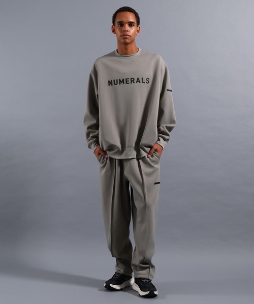 NUMERALS（ヌメラルズ）の「[NUMERALS]NO WORRIES CENTER CREASE JERSY PANTS（その他パンツ・メンズ・ブラック/グレー・LARGE/MEDIUM）」の8枚目の写真