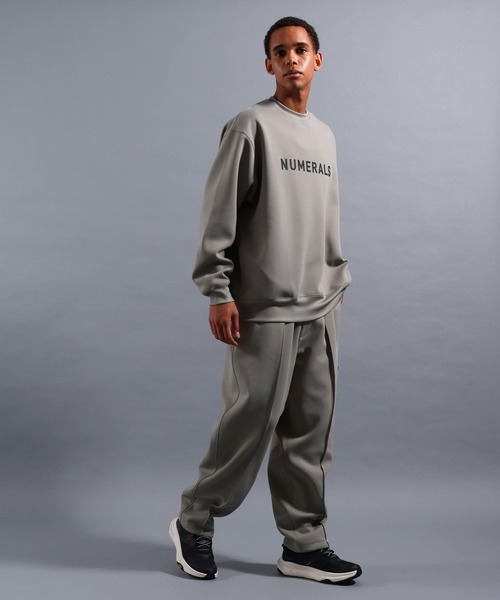 NUMERALS（ヌメラルズ）の「[NUMERALS]NO WORRIES CENTER CREASE JERSY PANTS（その他パンツ・メンズ・ブラック/グレー・LARGE/MEDIUM）」の9枚目の写真