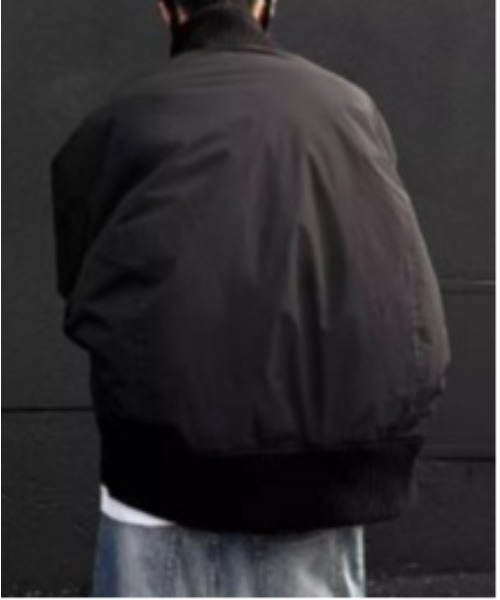 DOUBLE STEAL（ダブルスティール）の「DSボリュームスリーブスタンドカラーブルゾン（ブルゾン・メンズ・ブラウン/ブラック・X-LARGE/LARGE/MEDIUM）」の4枚目の写真
