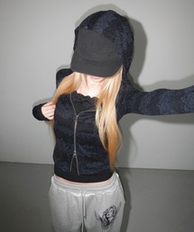 THEAIRTOWN（ジエアタウン）の「wool fur knit hz（パーカー）」
