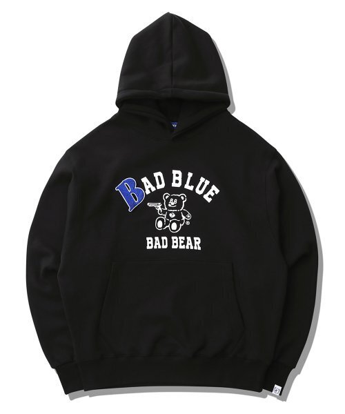 BadBlue(バッドブルー)の「B Patch College Hoodie Black(パーカー・レディース・その他・SMALL)」の1枚目の写真