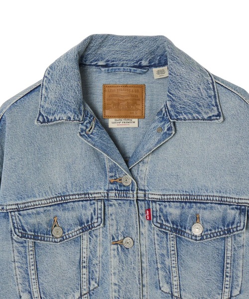 Levi's(リーバイス)の「LEVIS/LOOSE CROP TRUCKER(ブルゾン・レディース・ブルー/ネイビー・S)」の7枚目の写真