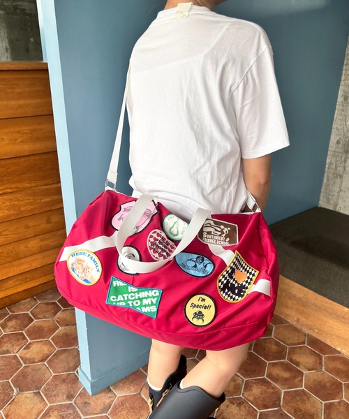 HEY!MrsROSE(ヘイミセスローズ)の「HEY! Mrs ROSE(ヘイ!ミセスローズ)Wappen Boston(ボストンバッグ・レディース・ブラック/ブラウン/レッド・FREE)」の18枚目の写真