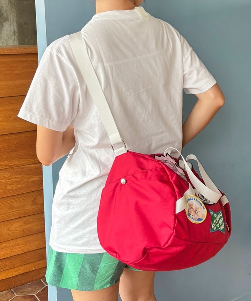 HEY!MrsROSE(ヘイミセスローズ)の「HEY! Mrs ROSE(ヘイ!ミセスローズ)Wappen Boston(ボストンバッグ・レディース・ブラック/ブラウン/レッド・FREE)」の21枚目の写真