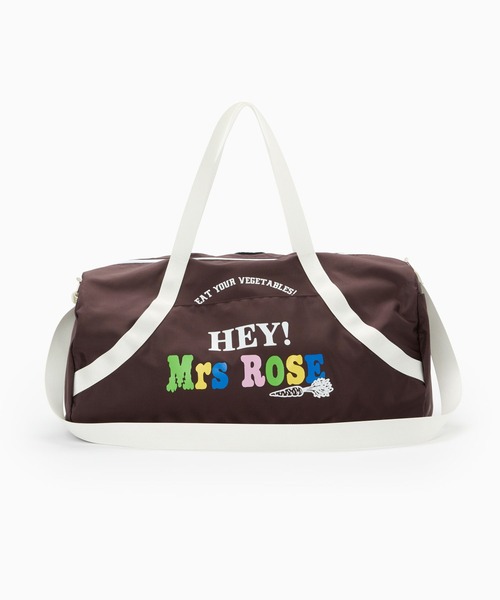 HEY!MrsROSE(ヘイミセスローズ)の「HEY! Mrs ROSE(ヘイ!ミセスローズ)Wappen Boston(ボストンバッグ・レディース・ブラック/ブラウン/レッド・FREE)」の5枚目の写真