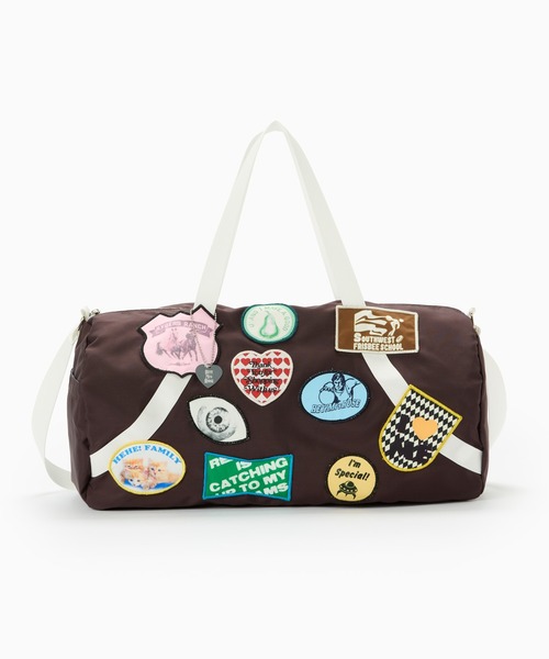 HEY!MrsROSE(ヘイミセスローズ)の「HEY! Mrs ROSE(ヘイ!ミセスローズ)Wappen Boston(ボストンバッグ・レディース・ブラック/ブラウン/レッド・FREE)」の7枚目の写真