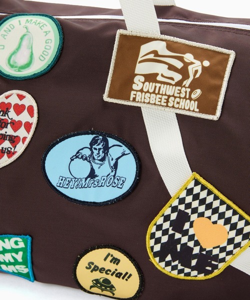 HEY!MrsROSE(ヘイミセスローズ)の「HEY! Mrs ROSE(ヘイ!ミセスローズ)Wappen Boston(ボストンバッグ・レディース・ブラック/ブラウン/レッド・FREE)」の17枚目の写真