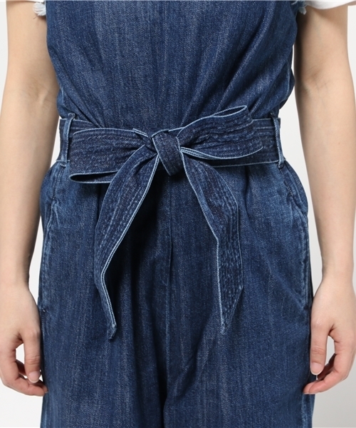 MOUSSY（マウジー）の「DENIM ROMPERS（つなぎ/オールインワン・レディース・ライトブルー/ダークブルー・2/1）」の10枚目の写真