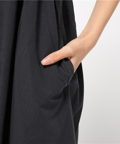 LBC（エルビーシー）の「teeブラウスキャミワンピースset      （ワンピース・レディース・オリーブ/ダークグレー/マスタード・LARGE/MEDIUM）」の6枚目の写真