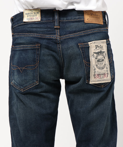 POLO RALPH LAUREN（ポロ ラルフ ローレン）の「Varick スリム ストレート ジーンズ（デニムパンツ・メンズ・ブルー系9・34/32/30/30/32/32/28/30/36/32）」の6枚目の写真